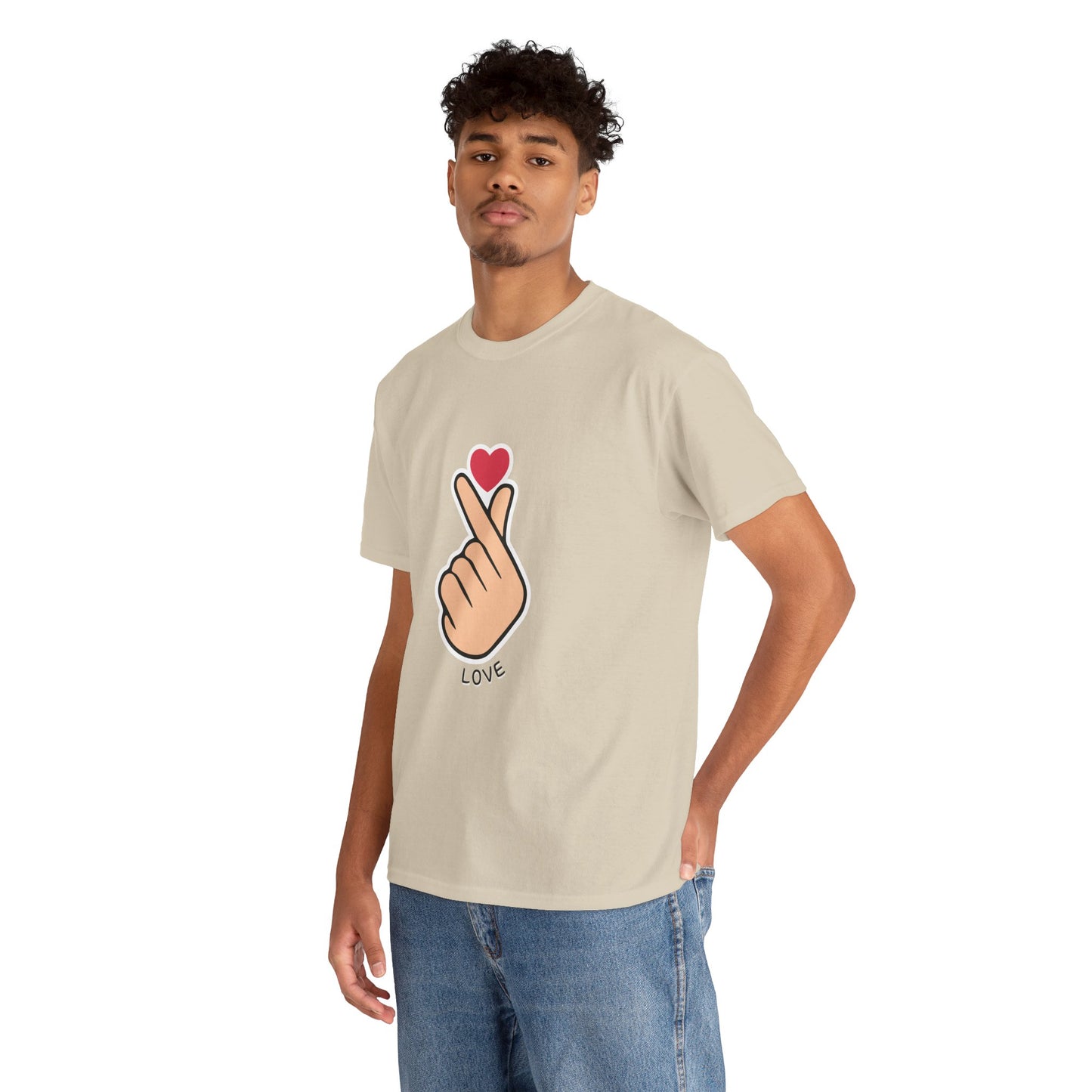 Cute Love Gesture Tee – Unisex Lifestyle Tee