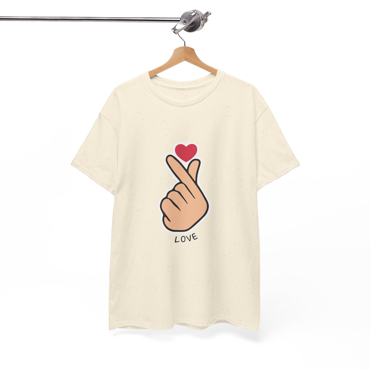 Cute Love Gesture Tee – Unisex Lifestyle Tee