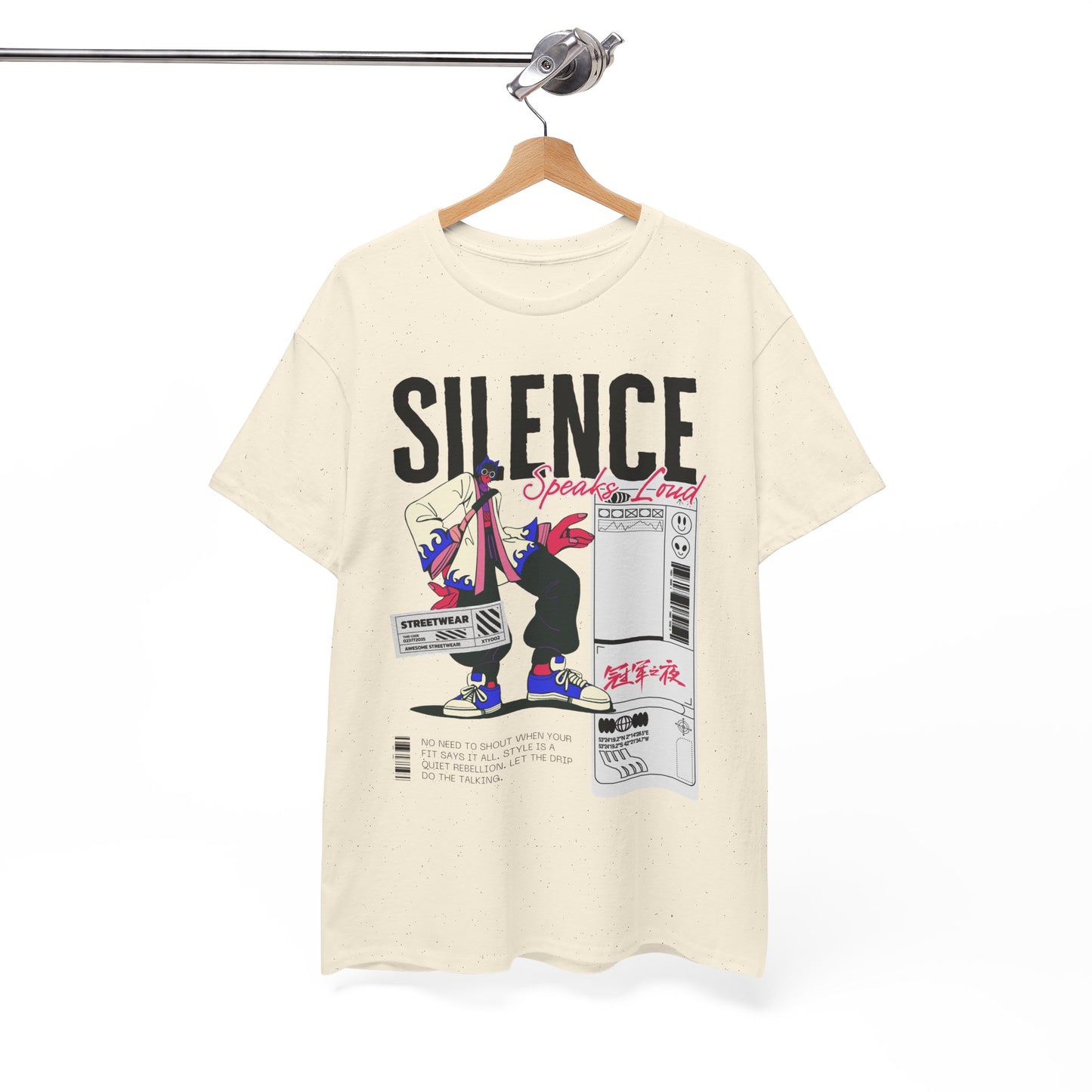 Silence Speaks Tee – Unisex Lifestyle Tee