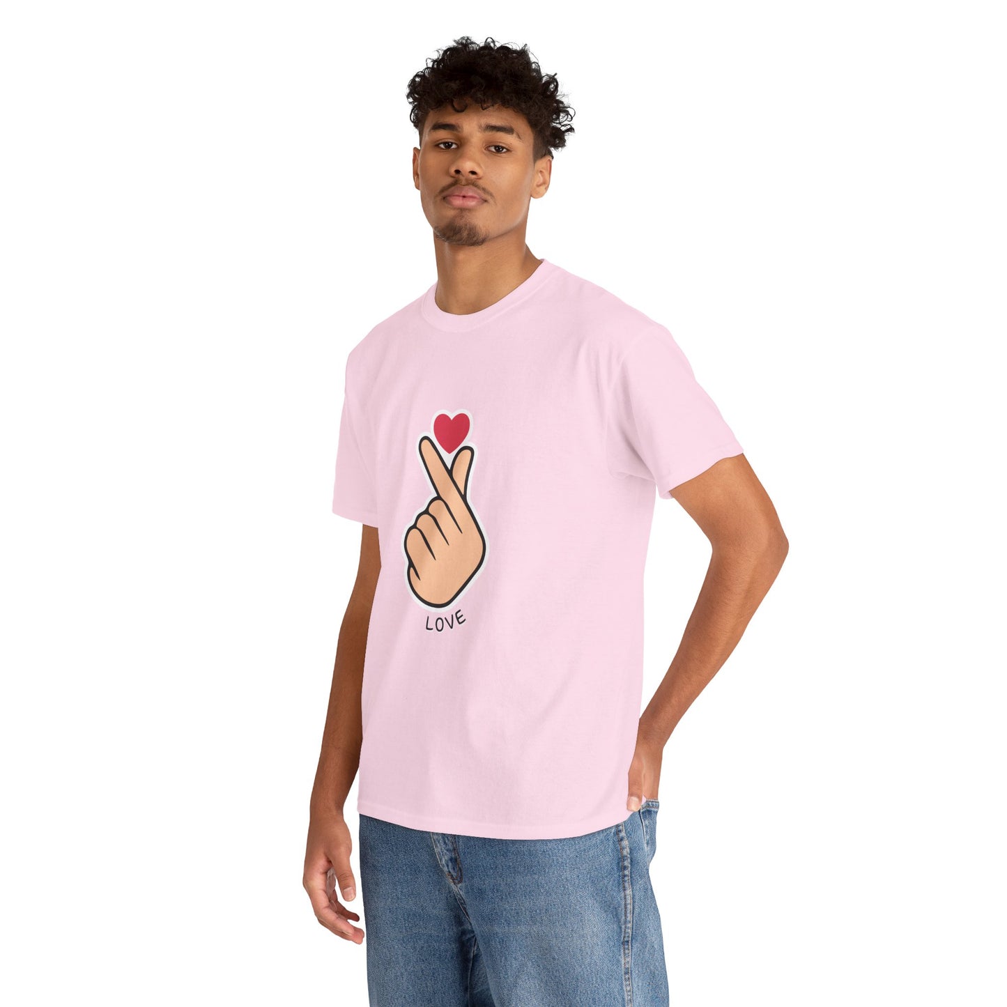 Cute Love Gesture Tee – Unisex Lifestyle Tee