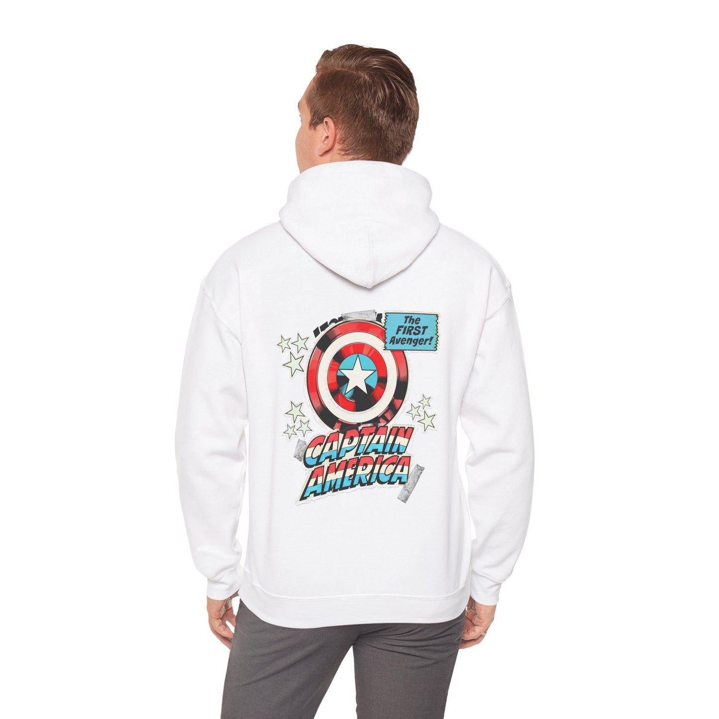 Captain America Valor Hoodie – Unisex Marvel Edition