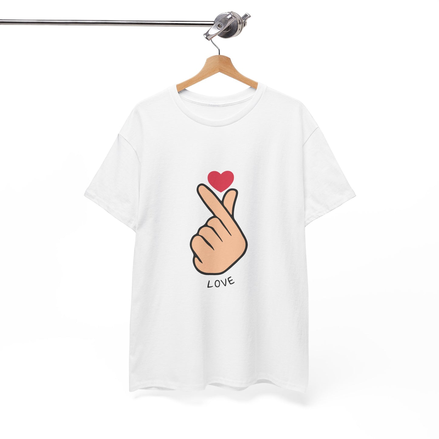 Cute Love Gesture Tee – Unisex Lifestyle Tee