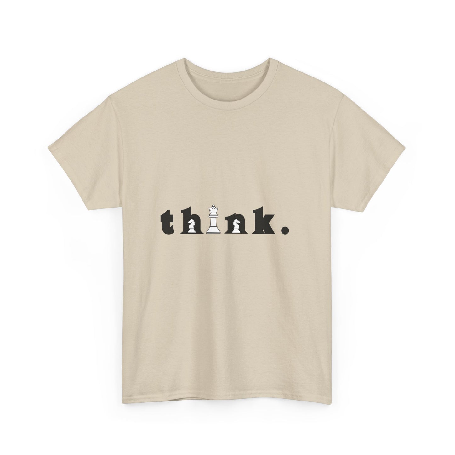 Think Unisex Cotton Tee – Inspirational Graphic