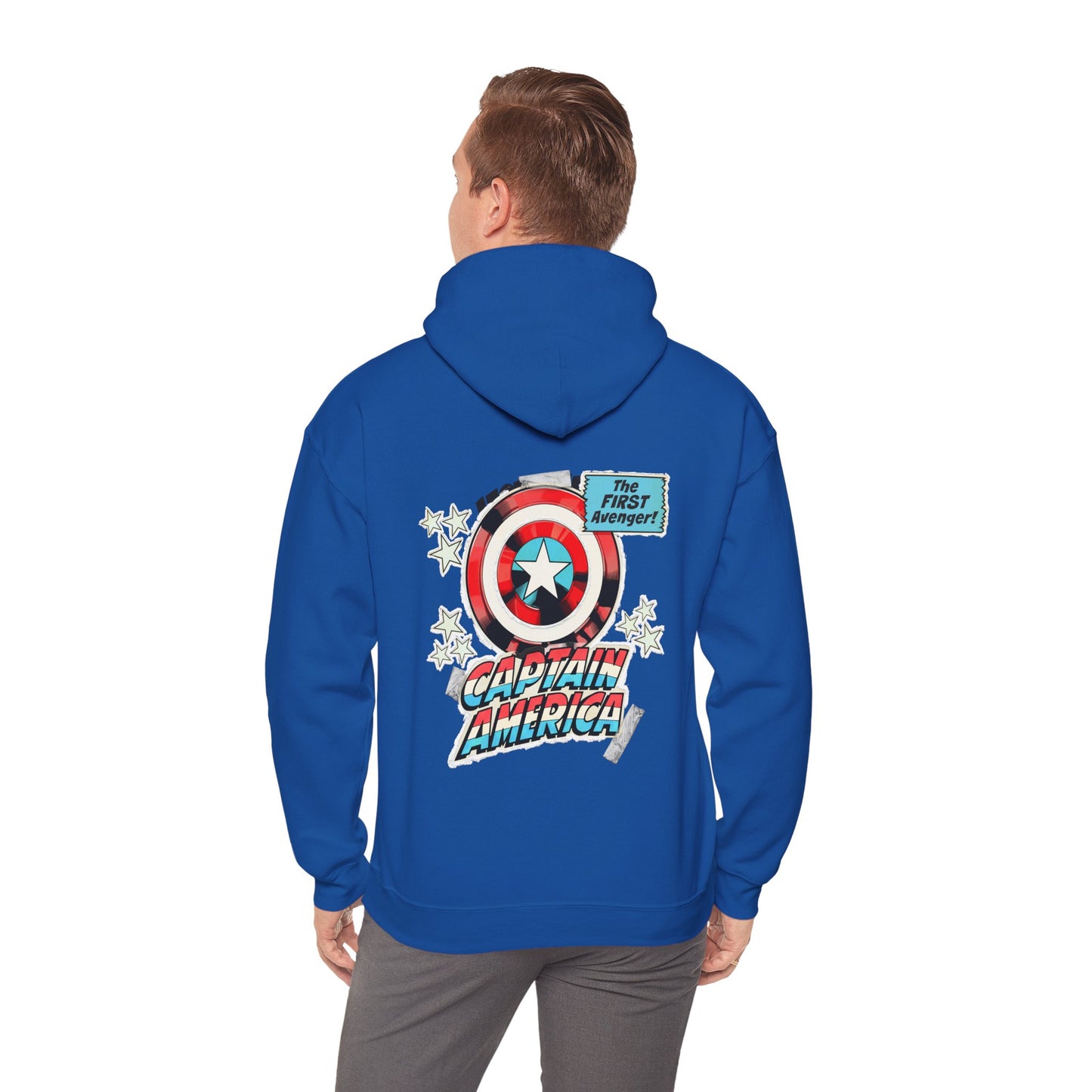 Captain America Valor Hoodie – Unisex Marvel Edition