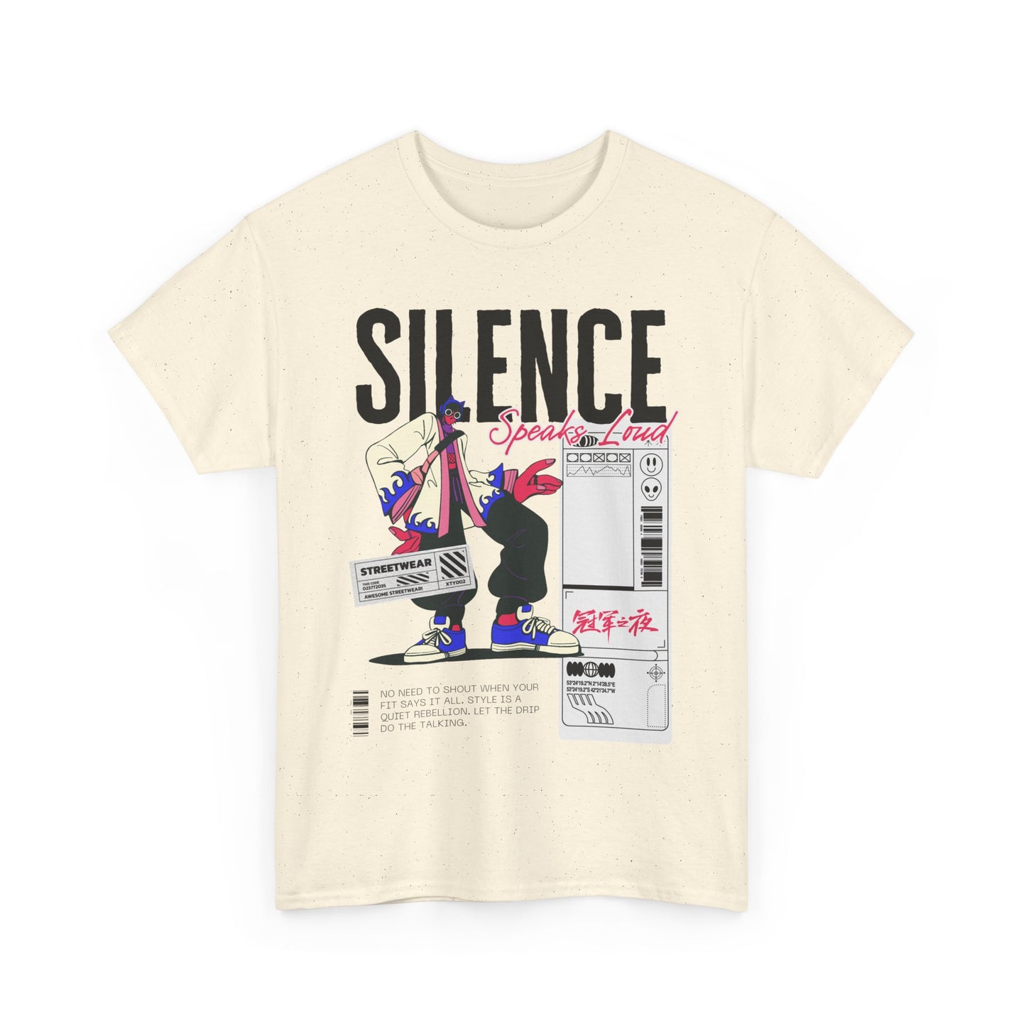 Silence Speaks Tee – Unisex Lifestyle Tee