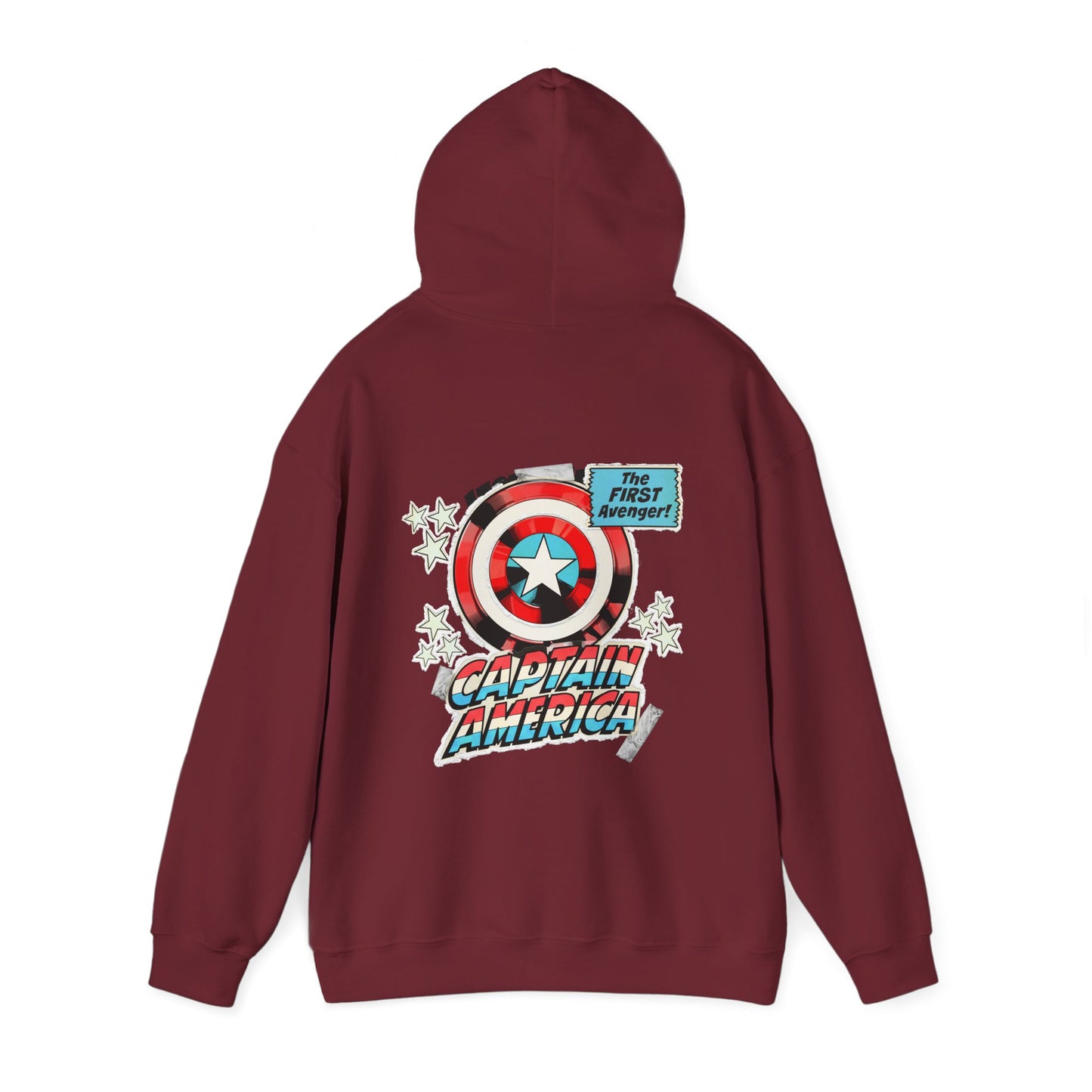Captain America Valor Hoodie – Unisex Marvel Edition