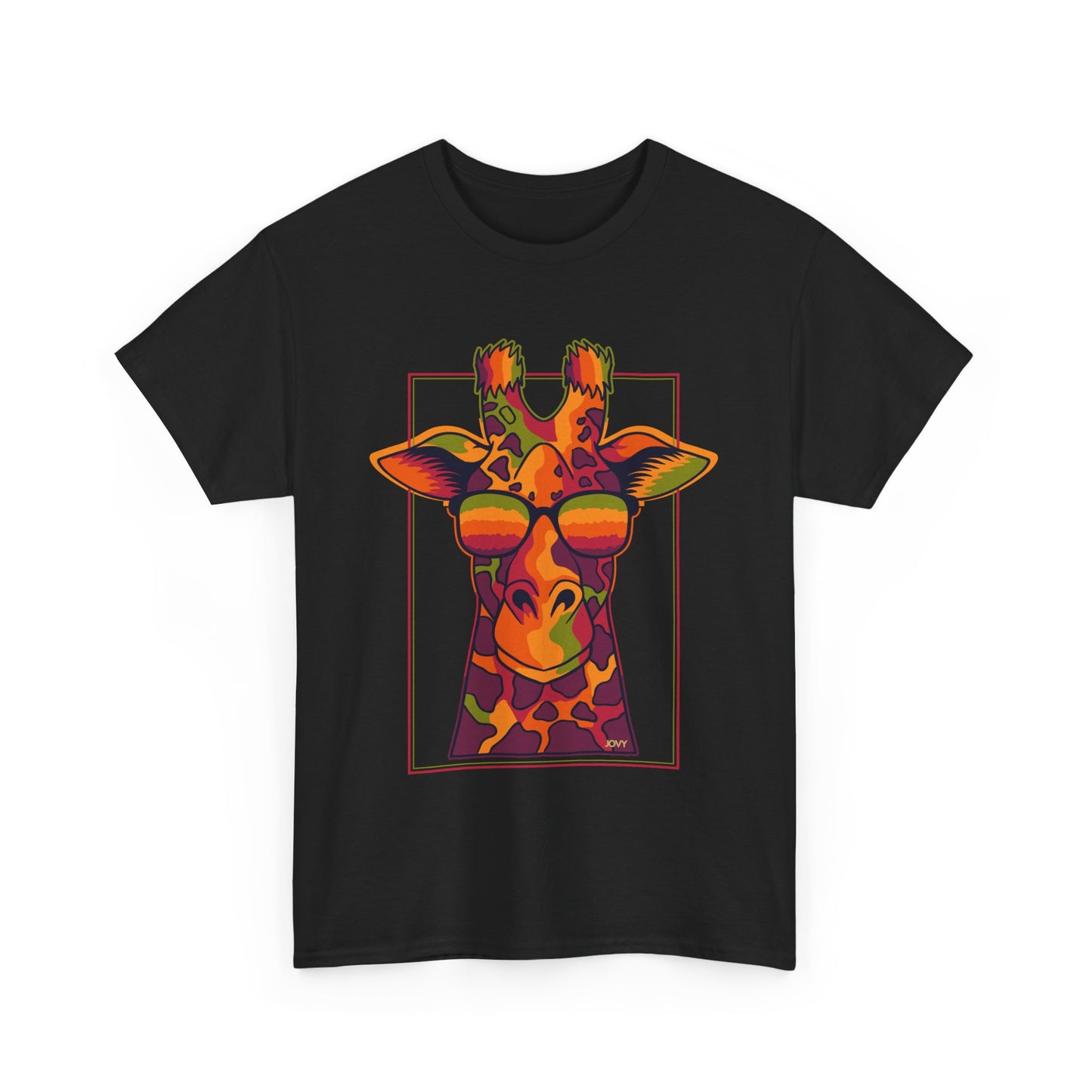 Colorful Giraffe Tee – Unisex Fun T-Shirt