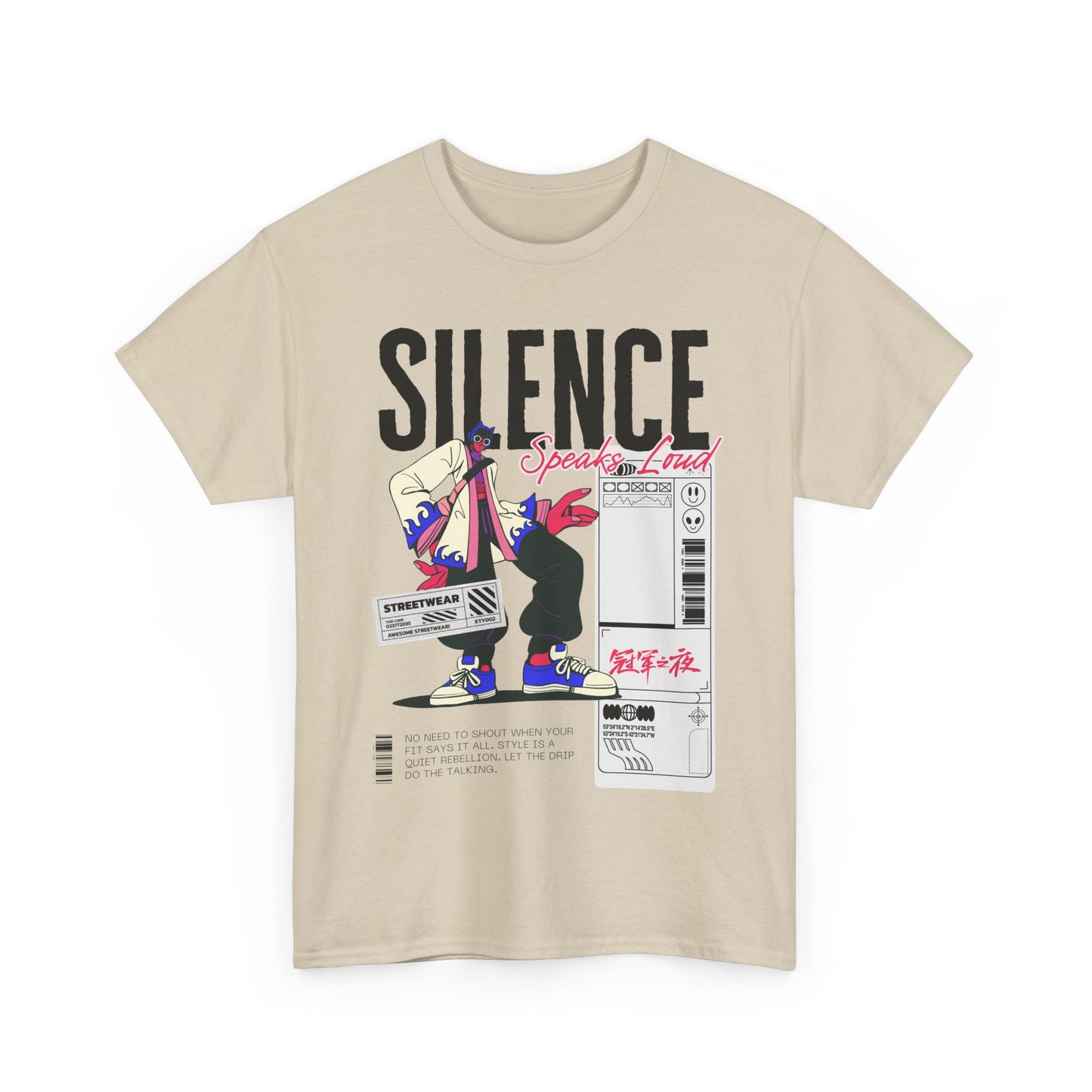 Silence Speaks Tee – Unisex Lifestyle Tee