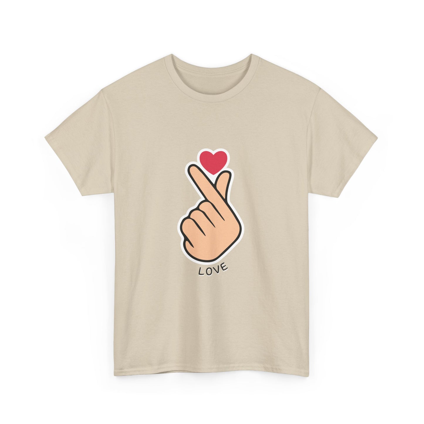 Cute Love Gesture Tee – Unisex Lifestyle Tee