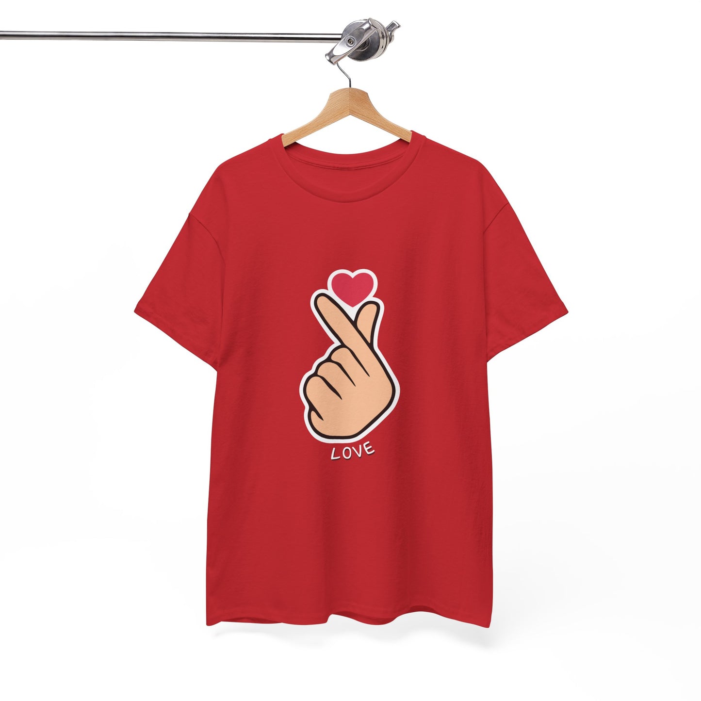 Cute Love Gesture Tee – Unisex Lifestyle Tee