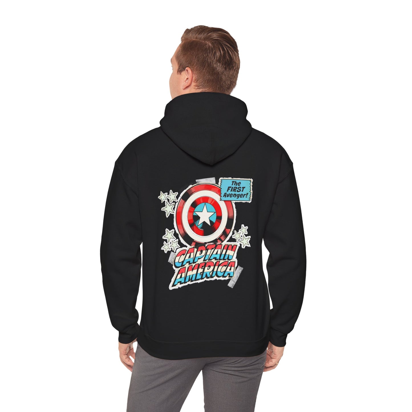 Captain America Valor Hoodie – Unisex Marvel Edition
