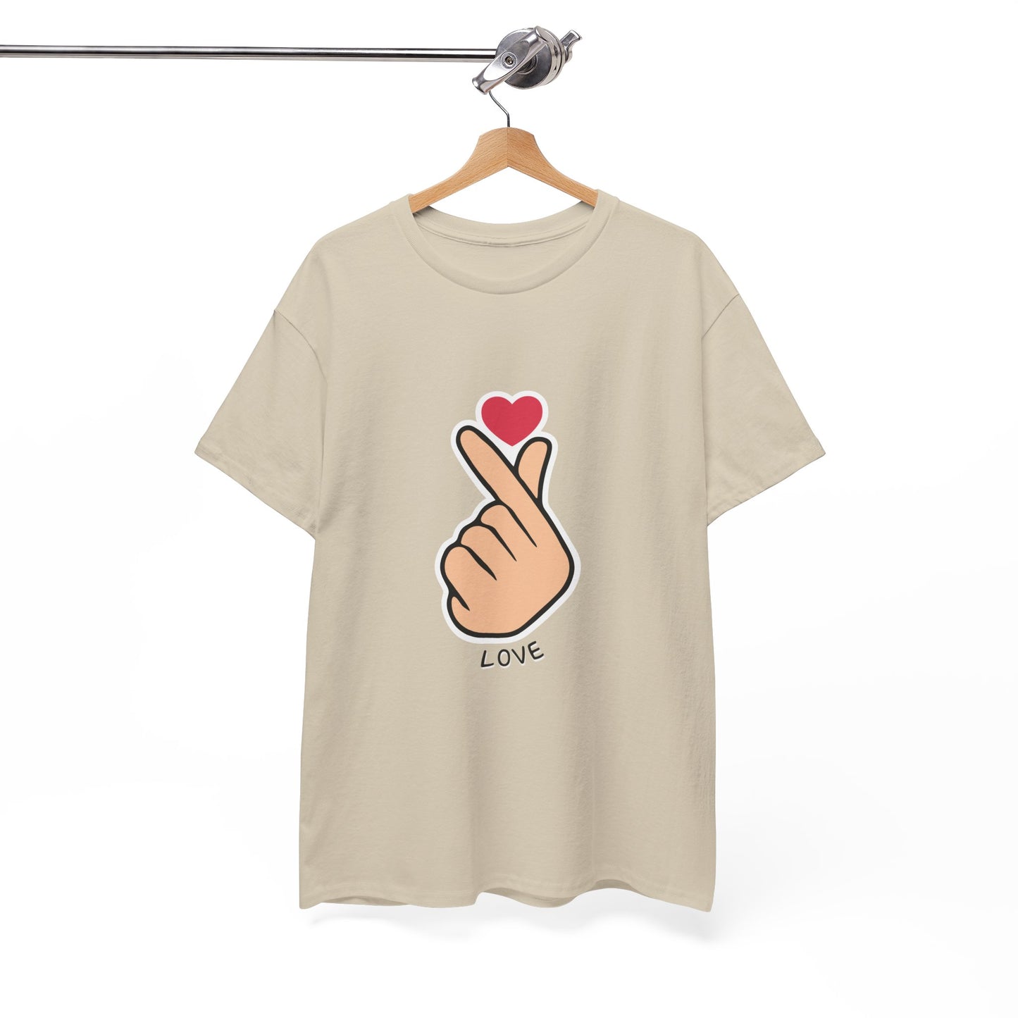 Cute Love Gesture Tee – Unisex Lifestyle Tee