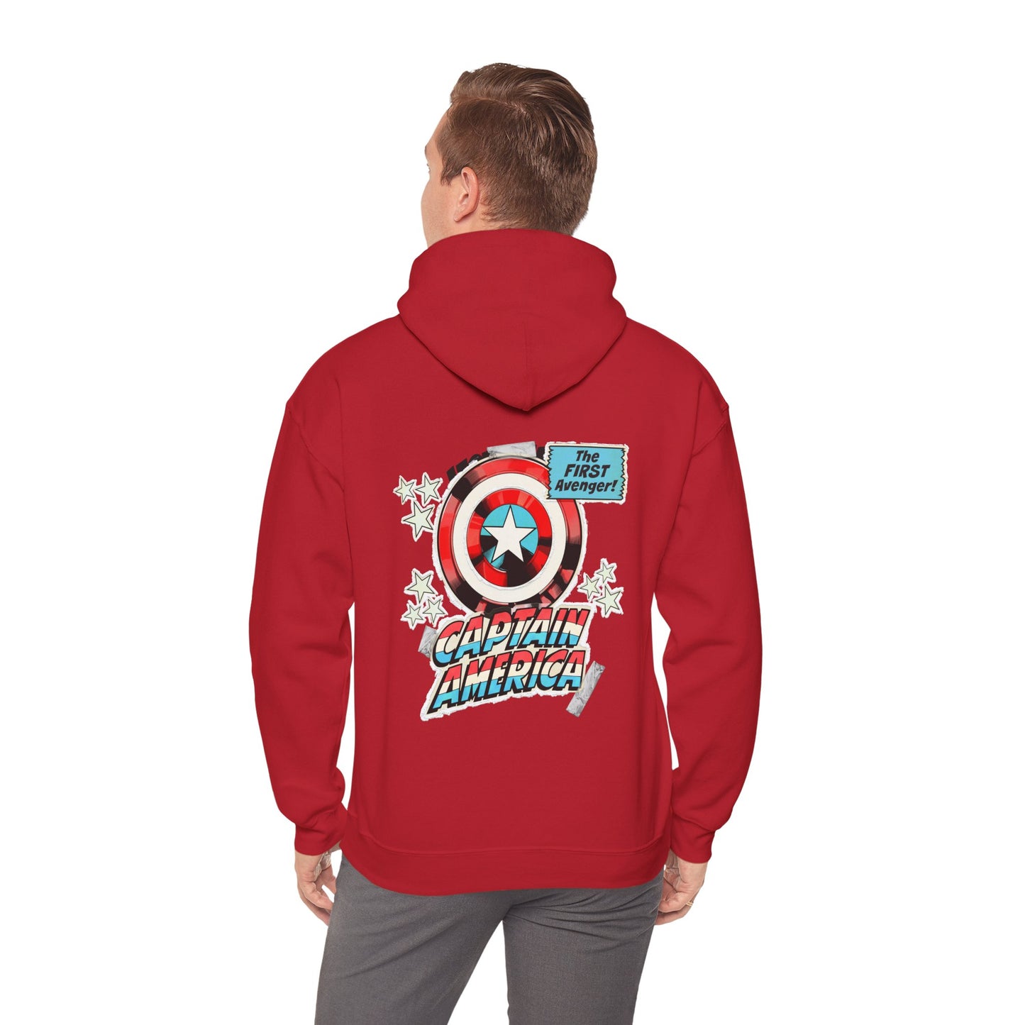 Captain America Valor Hoodie – Unisex Marvel Edition