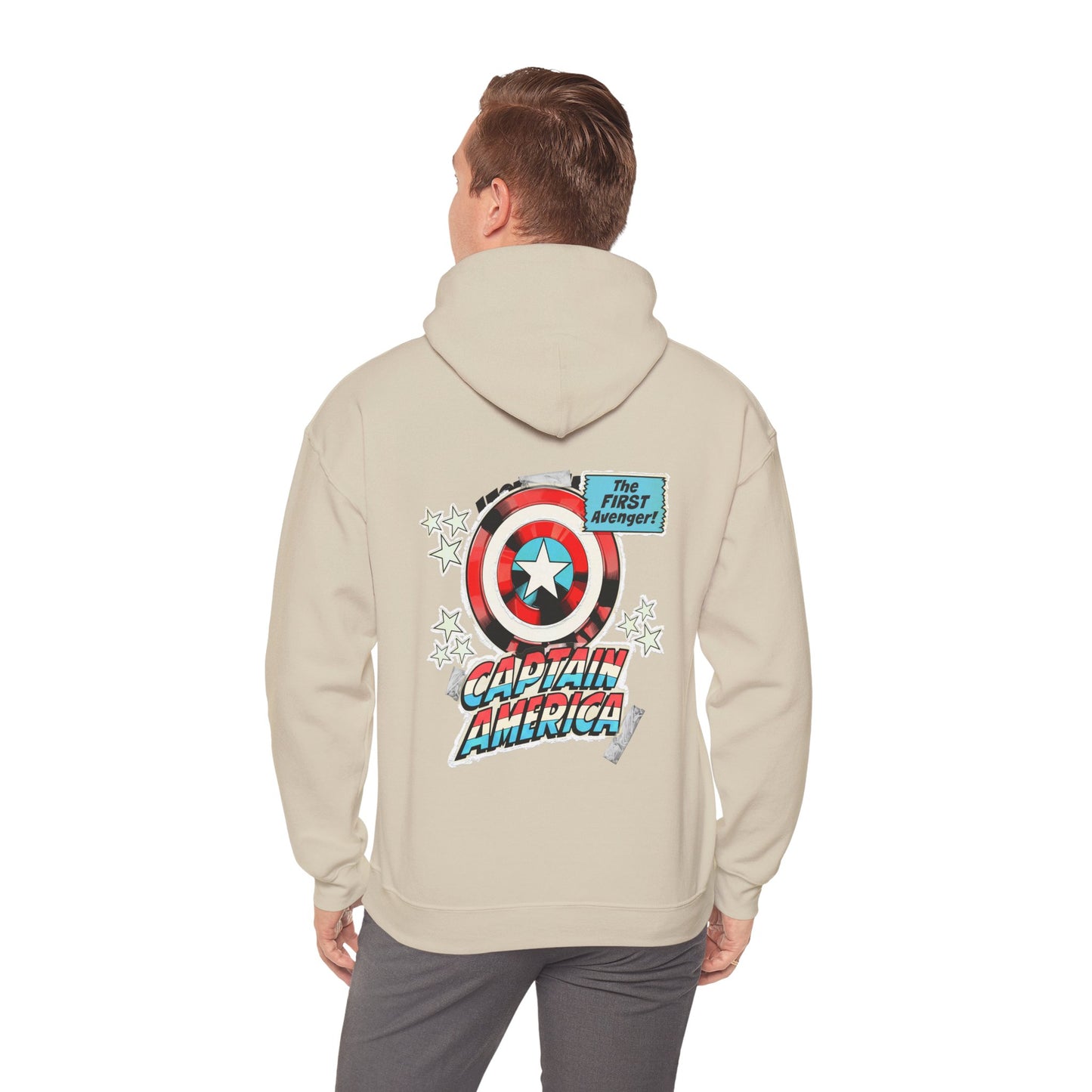 Captain America Valor Hoodie – Unisex Marvel Edition