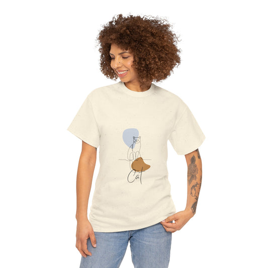 Chic Casual Cat Tee – Unisex Graphic T-Shirt