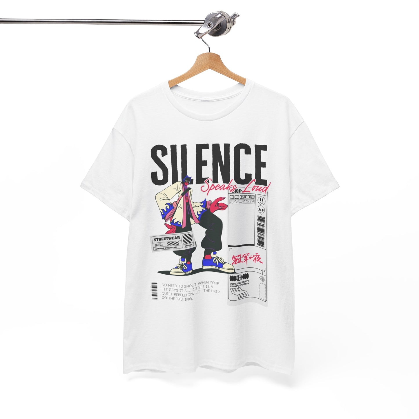 Silence Speaks Tee – Unisex Lifestyle Tee
