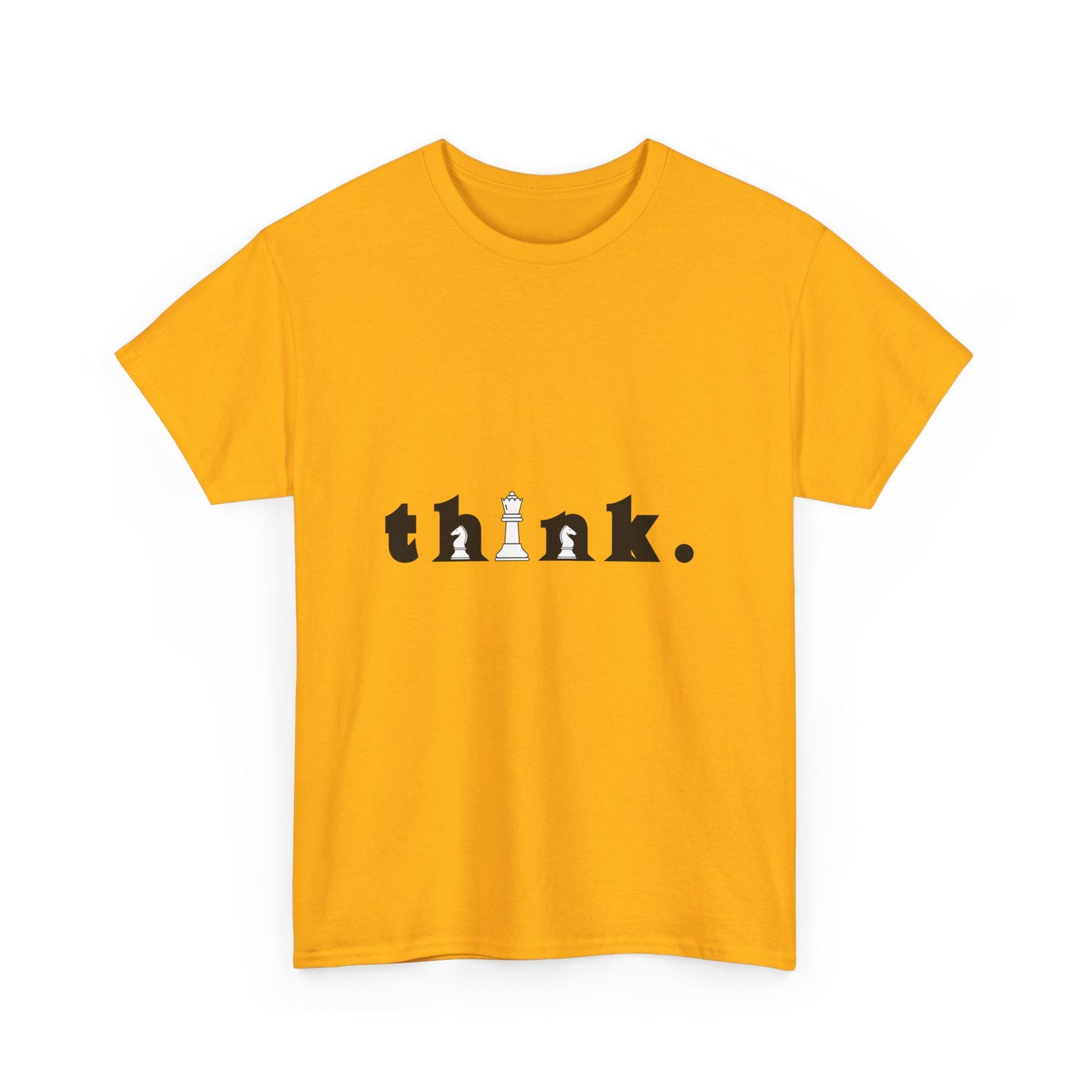 Think Unisex Cotton Tee – Inspirational Graphic
