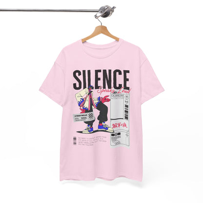 Silence Speaks Tee – Unisex Lifestyle Tee