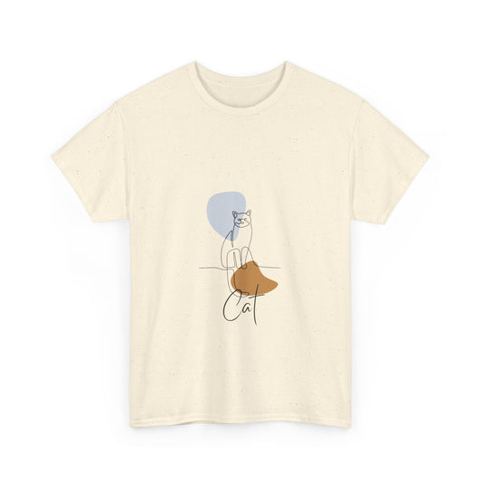 Chic Casual Cat Tee – Unisex Graphic T-Shirt
