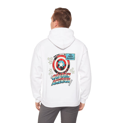 Captain America Valor Hoodie – Unisex Marvel Edition