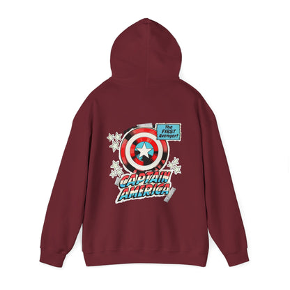 Captain America Valor Hoodie – Unisex Marvel Edition