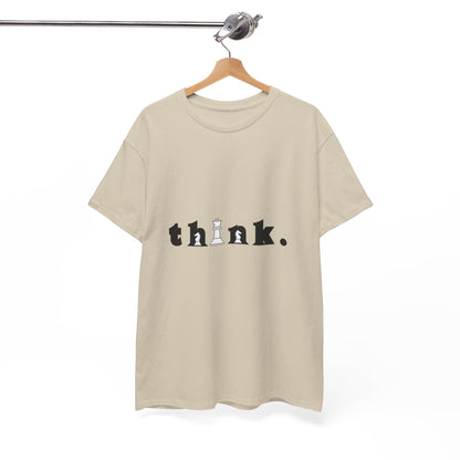 Think Unisex Cotton Tee – Inspirational Graphic