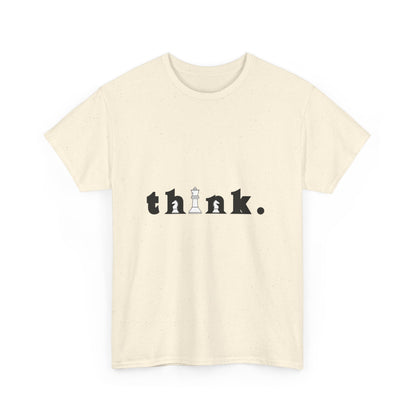 Think Unisex Cotton Tee – Inspirational Graphic