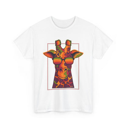 Colorful Giraffe Tee – Unisex Fun T-Shirt