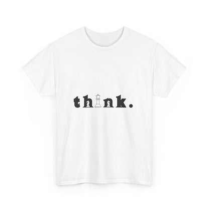 Think Unisex Cotton Tee – Inspirational Graphic