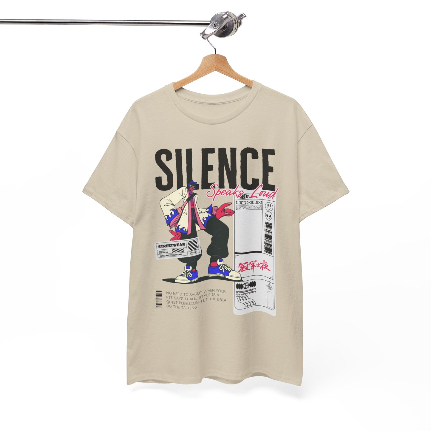 Silence Speaks Tee – Unisex Lifestyle Tee