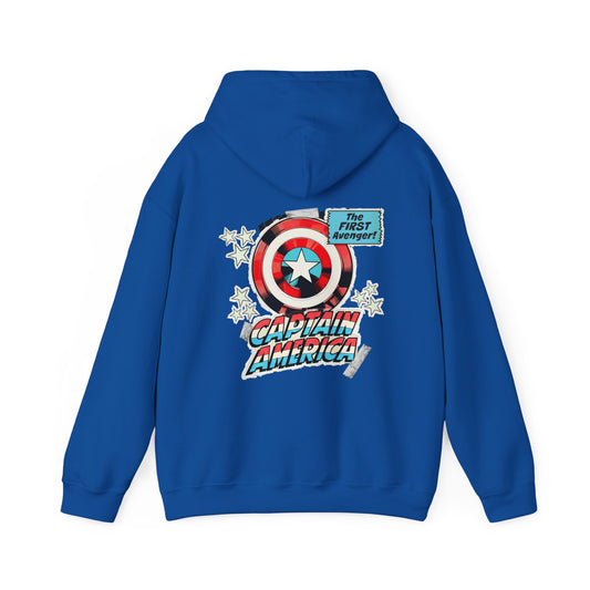 Captain America Valor Hoodie – Unisex Marvel Edition