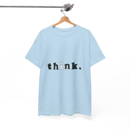 Think Unisex Cotton Tee – Inspirational Graphic