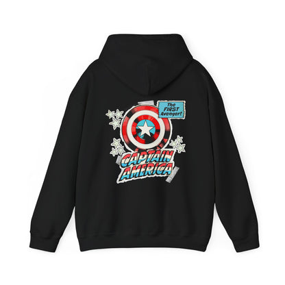 Captain America Valor Hoodie – Unisex Marvel Edition
